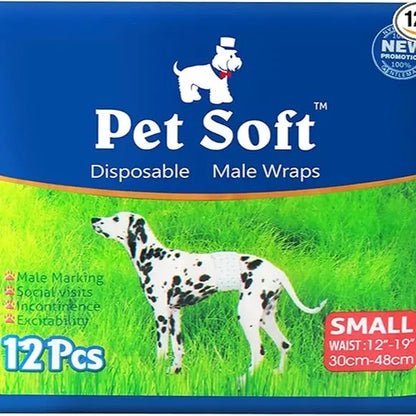 Disposable Male Dog Wraps