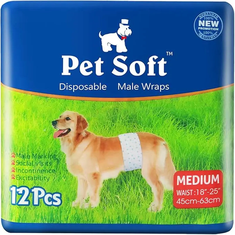 Disposable Male Dog Wraps