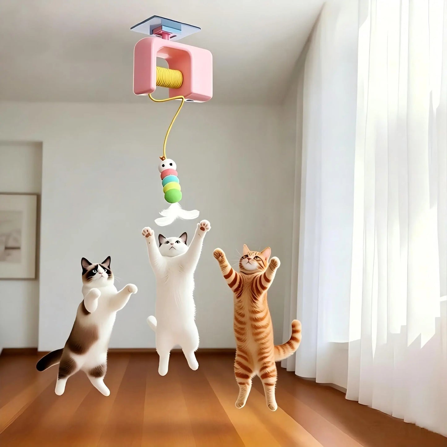 Interactive Bungee Cat Toy