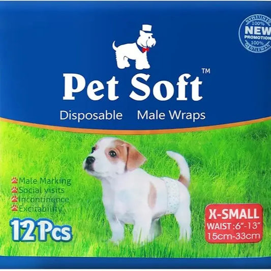 Disposable Male Dog Wraps