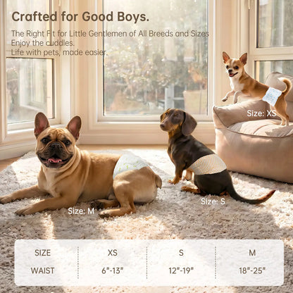 Disposable Male Dog Wraps