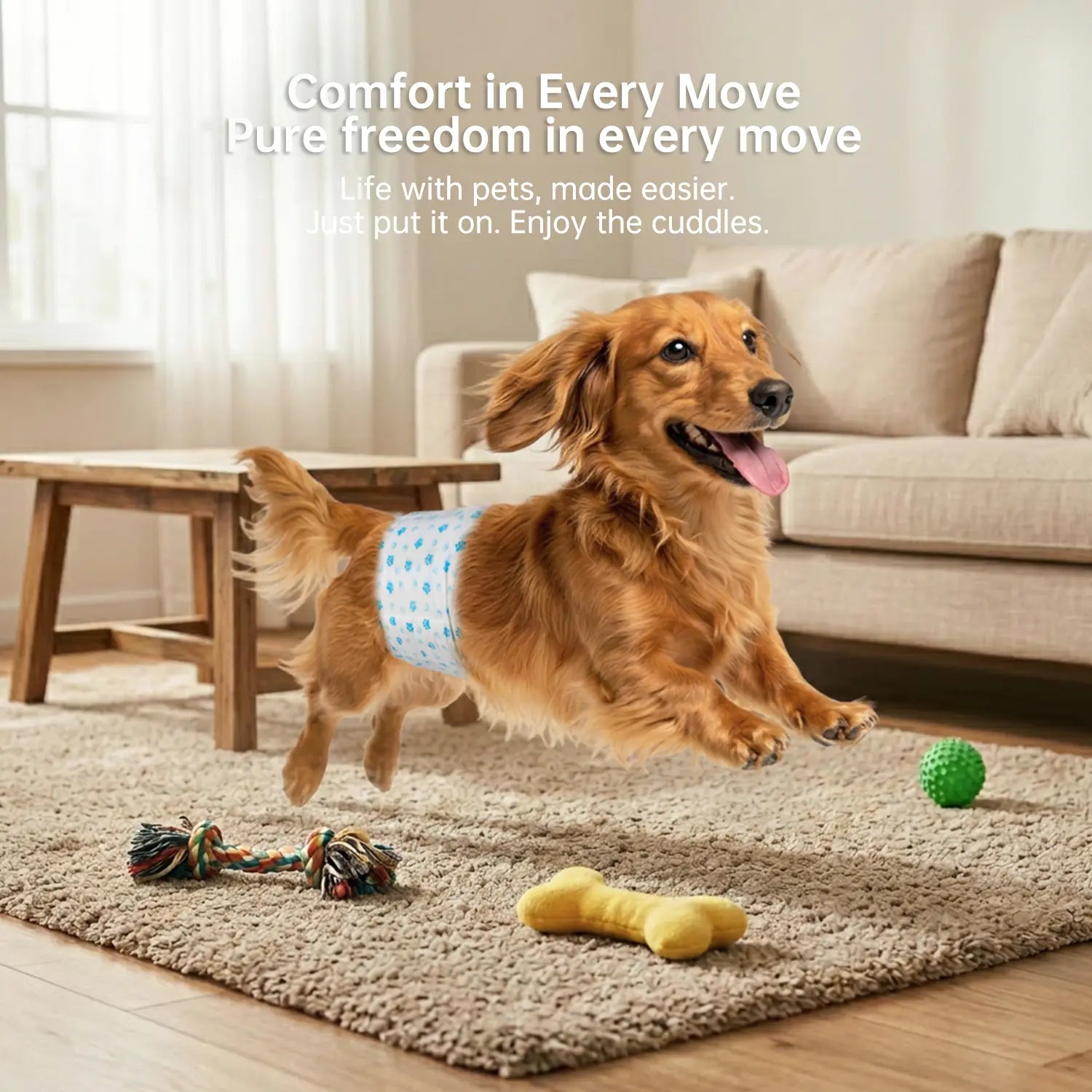 Disposable Male Dog Wraps